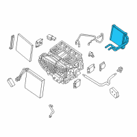 OEM 2017 Nissan Maxima Core Assy-Front Heater Diagram - 27140-3TA1A