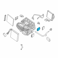 OEM Infiniti JX35 Air Mix Actuator Assembly Diagram - 27732-3JC1A