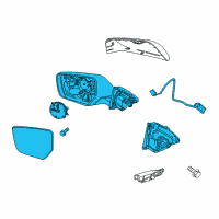 OEM 2019 Chevrolet Impala Mirror Assembly Diagram - 84269189