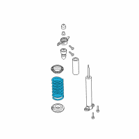 OEM Ford Police Responder Hybrid Spring Diagram - HS7Z-5560-A