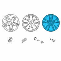 OEM 2021 BMW 840i Disk Wheel, Light Alloy, In Diagram - 36-11-8-072-028