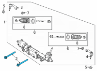 OEM 2020 Lincoln Navigator Mount Bolt Diagram - -W716638-S439