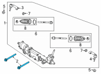 OEM 2015 Ford F-150 Mount Bolt Diagram - -W716638-S439