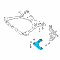 OEM Nissan Versa Link Complete-Transverse, Rh Diagram - 54500-5RL1B