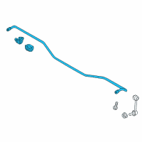 OEM 2015 Hyundai Genesis Bar Assembly-Rear Stabilizer Diagram - 55510-B1180