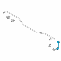OEM Hyundai Genesis Link Assembly-Rear Stabilizer, RH Diagram - 55540-B1000