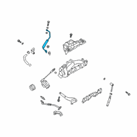 OEM 2019 Kia Stinger Pipe-Oil Feed Diagram - 282402CTA1