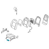 OEM 2022 Kia Soul Heater ECU-Seat Diagram - 88B70K0000