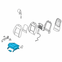 OEM Kia Soul Cushion Assembly-Fr Seat Diagram - 88200K0000SJ0