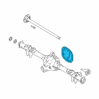 OEM 1999 Ford Mustang Cover Assembly Diagram - 3R3Z-4033-A