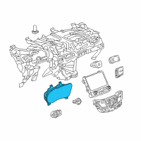 OEM 2017 Buick Envision Cluster Diagram - 84195910