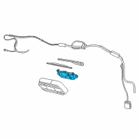 OEM Jeep Wrangler LIFTGATE WIPER Diagram - 68362084AB