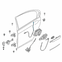 OEM BMW 750i xDrive Operating Rod, Door Rear Left Diagram - 51-22-7-337-993