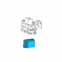 OEM Chrysler PT Cruiser Anti-Lock Brake System Module Diagram - 5017847AC