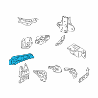 OEM 2010 Chrysler PT Cruiser Bracket-Torque Reaction Diagram - 5274908AD