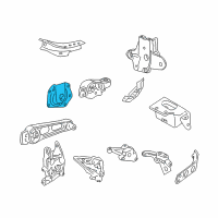 OEM 2004 Dodge Neon Support-Engine Mount Diagram - 4668902AD