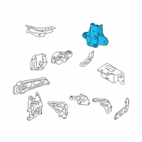 OEM Chrysler PT Cruiser Support-Engine Mount Diagram - 4668719AA