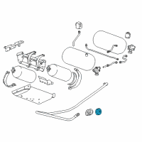 OEM 2016 GMC Savana 3500 Filler Cap Diagram - 22902844