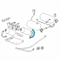 OEM 2018 Chevrolet Express 3500 Strap Diagram - 19258359