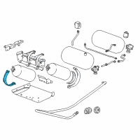 OEM Chevrolet Express Strap Diagram - 19258358