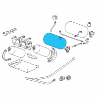 OEM 2017 GMC Savana 3500 Fuel Tank Diagram - 84055540
