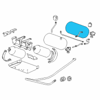 OEM 2016 Chevrolet Express 2500 Fuel Tank Diagram - 19352362