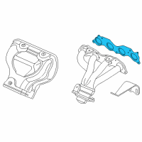 OEM 2005 Honda Accord Gasket, Exhuast Manifold (Ishino Gasket) Diagram - 18115-PNB-003