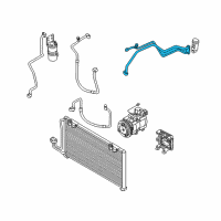 OEM 2003 Kia Spectra Pipe-Cooler Diagram - 1K2N16146XB