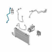 OEM Kia Sephia Cooler Pipe No.2 Diagram - 1K2A161462A