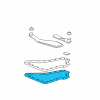 OEM Cadillac Seville Oil Pan Diagram - 8681485