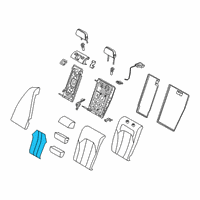 OEM BMW M340i Seat Heater Pad Diagram - 52207421053