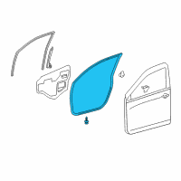 OEM 2007 Toyota RAV4 Door Weatherstrip Diagram - 67862-0R010