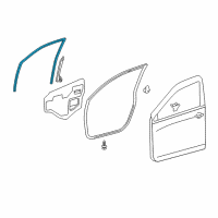 OEM Toyota Run Channel Diagram - 68151-0R010