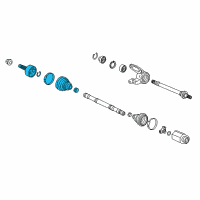 OEM 2020 Honda Civic JOINT SET, OUTBOARD Diagram - 44014-TEX-Y00