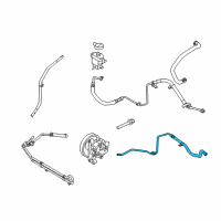 OEM Ford Edge Lower Return Tube Diagram - CT4Z-3A713-F