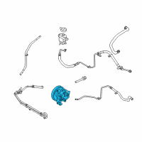 OEM Lincoln Power Steering Pump Diagram - CT4Z-3A696-A