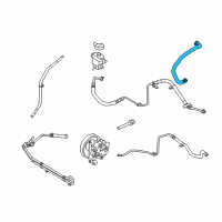 OEM 2014 Ford Edge Reservoir Hose Diagram - CT4Z-3691-C