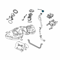 OEM 2015 GMC Terrain Fuel Cap Diagram - 23373281