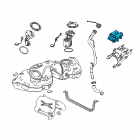 OEM 2021 Chevrolet Camaro Fuel Pump Controller Diagram - 23382215
