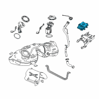 OEM GMC Sierra 1500 Limited Fuel Pump Controller Diagram - 23382215