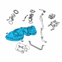 OEM 2016 Cadillac ATS Fuel Tank Diagram - 84354958