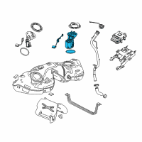 OEM Cadillac ATS Fuel Pump Diagram - 23284218