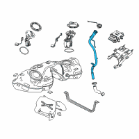 OEM 2018 Cadillac ATS Filler Pipe Diagram - 84044751