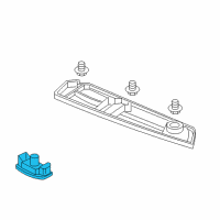 OEM Honda Pilot Light Assy., License Diagram - 34100-TZ5-A01