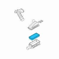 OEM 2006 Ford F-250 Super Duty Element Diagram - 5C3Z-9601-AA