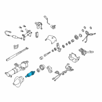 OEM GMC Savana 3500 Intermed Shaft Diagram - 25748577