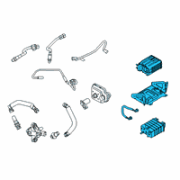 OEM Ford F-350 Super Duty Vapor Canister Diagram - HC3Z-9D653-B