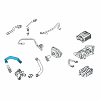 OEM Ford F-350 Super Duty PCV Hose Diagram - HC3Z-6A664-A