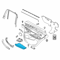 OEM 2022 BMW X4 ARMREST, LEFT Diagram - 51-41-5-A36-387