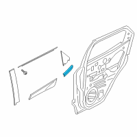 OEM Ford Applique Diagram - GN1Z-74291A08-A